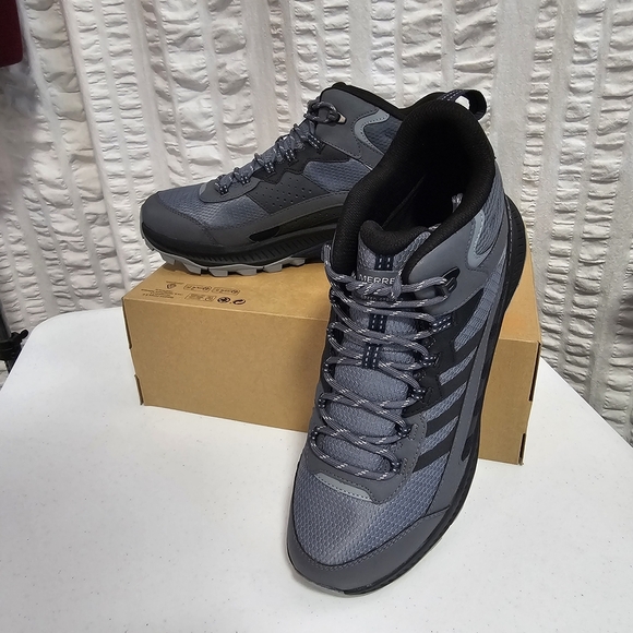 NEW Merrell Speed Strike 2 Mid Waterproof Hiking Boot Mens Size 12 main image 7